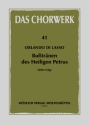 Butrnen des Heiligen Petrus Band 3 (Nr. 15-21) fr gem Chor (SSAATTB),  Partitur (it/dt)