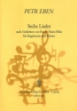 6 Lieder nach Gedichten von Rainer Maria Rilke fr mittlere Singstimme und Klavier