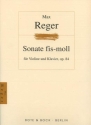 Sonate fis-moll op.84 fr Violine und Klavier