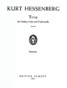Trio op. 48 fr Violine, Viola und Violoncello Stimmensatz