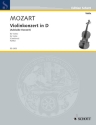 Konzert D-Dur KVAnh294a fr Violine und Orchester Partitur