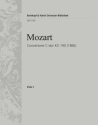 Concertone C-Dur KV190, KV186E fr 2 Violinen und Orchester Viola