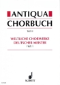 Antiqua Chorbuch Teil 2 Band 1 fr gem Chor a cappella Partitur