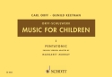 Music for Children vol.1 fr Singstimme, Blockflte und Schlagzeug score