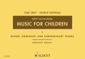 Music for Children vol.5 minor: dominant and subdominant triads fr Singstimme, Blockflte und Schlagzeug score