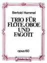 Trio op. 60 für Flöte, Oboe und Fagott Partitur und Stimmen