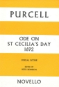 Ode on Saint Cecilia's Day for mixed chorus and orchestra vocal score (en)