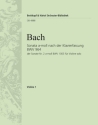 Sonata nach Bachs Klavierfassung BWV964 der Sonate BWV1003 fr Violine und Streichorchester Violine 1