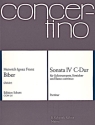 Sonata IV C-Dur fr Solo-Trompete, Streicher und Basso continuo Err:520