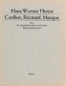 Carillon, recitatif, masque fr Mandoline, Gitarre und Harfe Partitur und Stimmen