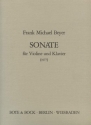 Sonate (1977) fr Violine und Klavier Partitur und 1 Stimme