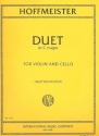Duet C major for violin and violoncello parts