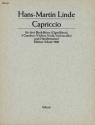 Capriccio fr 3 Blockflten (SAT) oder 3 Flten und 3 Gamben oder Violine, Viola Partitur und Stimmen