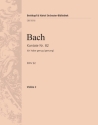 Ich habe genug - Kantate Nr.82a BWV82a fr Soli, Chor und Orchester Violine 2