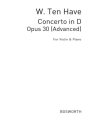 Concertino D-Dur op.30 fr Violine und Klavier Kopie