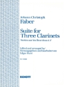 Suite for 3 clarinets score
