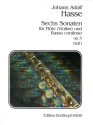6 Sonaten op.5 Band 1 (Nr.1-3) fr Flte und Bc