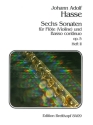 6 Sonaten op.5 Band 2 (Nr.4-6) fr Flte und Bc