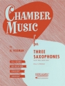 Chamber Music for 3 saxophones score