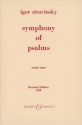 Psalmensymphonie fr gemischter Chor (SATB) und Orchester Klavierauszug