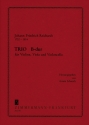 Trio B-Dur fr Violine, Viola und Violoncello Partitur und Stimmen