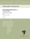 Streichquartett Nr.2 op.10 fr Streichquartett Studienpartitur