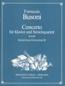 Concerto d-Moll fr Klavier und Streichquartett Partitur und Stimmen