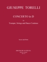 Konzert D-Dur fr Trompete und Streicher Partitur und Stimmen