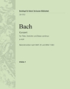 Konzert e-Moll nach BWV35/1059 fr Flte und Streicher Violine 1