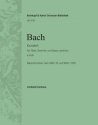 Konzert e-Moll nach BWV35/1059 fr Flte und Streicher Cembalo
