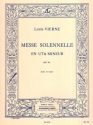 Messe solennelle ut diese mineur op.16 pour satb choeur et 2 orgues partition