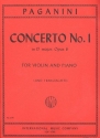 Concerto D major op.6 no.1 violin and orchestra for violin and piano