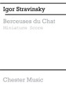 Berceuses du chat for contralto and 3 clarinets score (ru/fr)