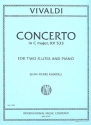 Concerto C major F.VI:2 for 2 flutes and piano