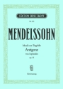 Musik zur Tragdie Antigone op.55 fr 2 vierstimmige Mnnerchre und Orchester Klavierauszug (dt)