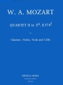 Quartett Es-Dur Nr.2 KV374f fr Klarinette und Streichtrio