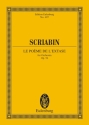 Le pome de l'extase op.54 fr Orchester Studienpartitur