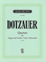Quartett op.36 fr Fagott und Streichtrio Stimmen