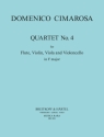 Quartett F-Dur Nr.4 fr Flte, und Streichtrio Stimmen