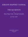 Quartette op.7,1-2 fr Oboe, Violine, Viola and Violoncello Stimmen