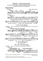 Kleine Adventsmusik fr Flte, Oboe, Violine, Kammerchor und Orgel Chorstimme / Mnnerstimmen