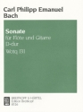 Sonate D-dur WQ131 fr Flte und Gitarre