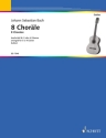 8 Chorle fr 3-4 Gitarren Partitur und Stimmen