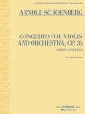 Concerto for violin and orchestra op.36 for violin and piano