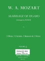 Die Hochzeit des Figaro Band 2 fr 2 Oboen, 2 Klarinetten, 2 Fagotte und 2 Hrner Partitur und Stimmen