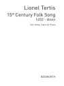 15th Century Folk Song (1452) fr Viola, Violoncello und Klavier