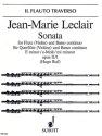 Sonata e-Moll op. 2/1 fr Flte (Violine) und Basso continuo