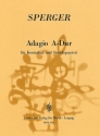 Adagio A-Dur für Kontrabaß und Streichquartett Partitur und Stimmen