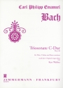 Triosonate C-Dur WQ149 fr Flte, Violine, und Bc