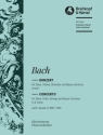 Konzert d-Moll BWV1060 für Oboe, Violin, Streicher und Bc für Oboe, Violine und Klavier